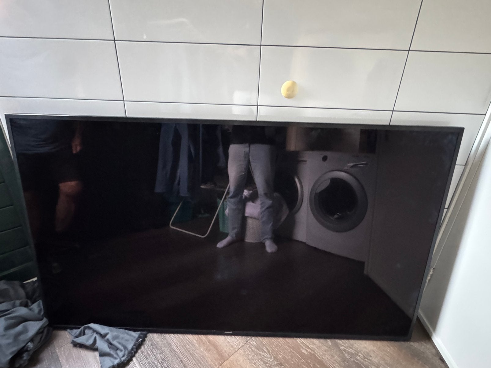 Bijna Gratis Samsung 75 inch 4K TV (Opknapper/Onderdelen), Ophalen, Gebruikt, 50 Hz, Samsung