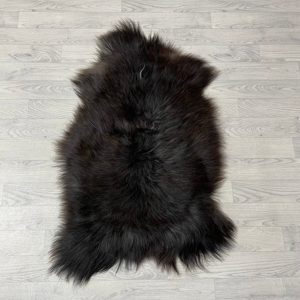 Schapenvacht bruin multicolor 110x70cm #1721 | Lederstore, Landelijk, modern, Scandinavisch, industrieel, 100 tot 150 cm, Nieuw