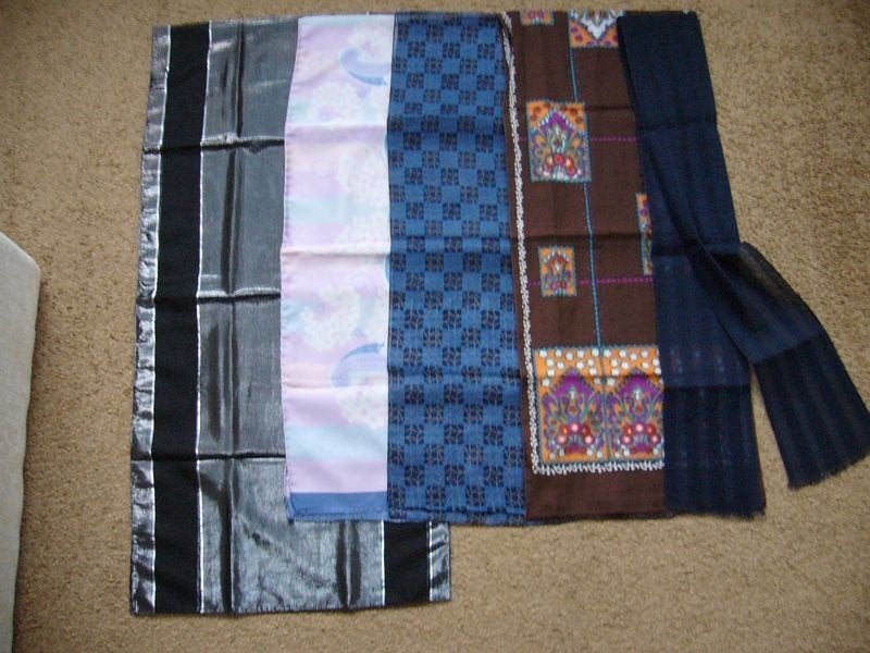 5 x Langwerpige sjaal nog splinternieuw, Ophalen of Verzenden, Nieuw, Maat 46/48 (XL) of groter, Sjaal
