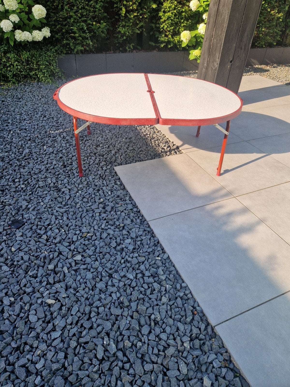 Crespo inklapbare campingtafel., Caravans en Kamperen, Ophalen, Gebruikt, Campingtafel
