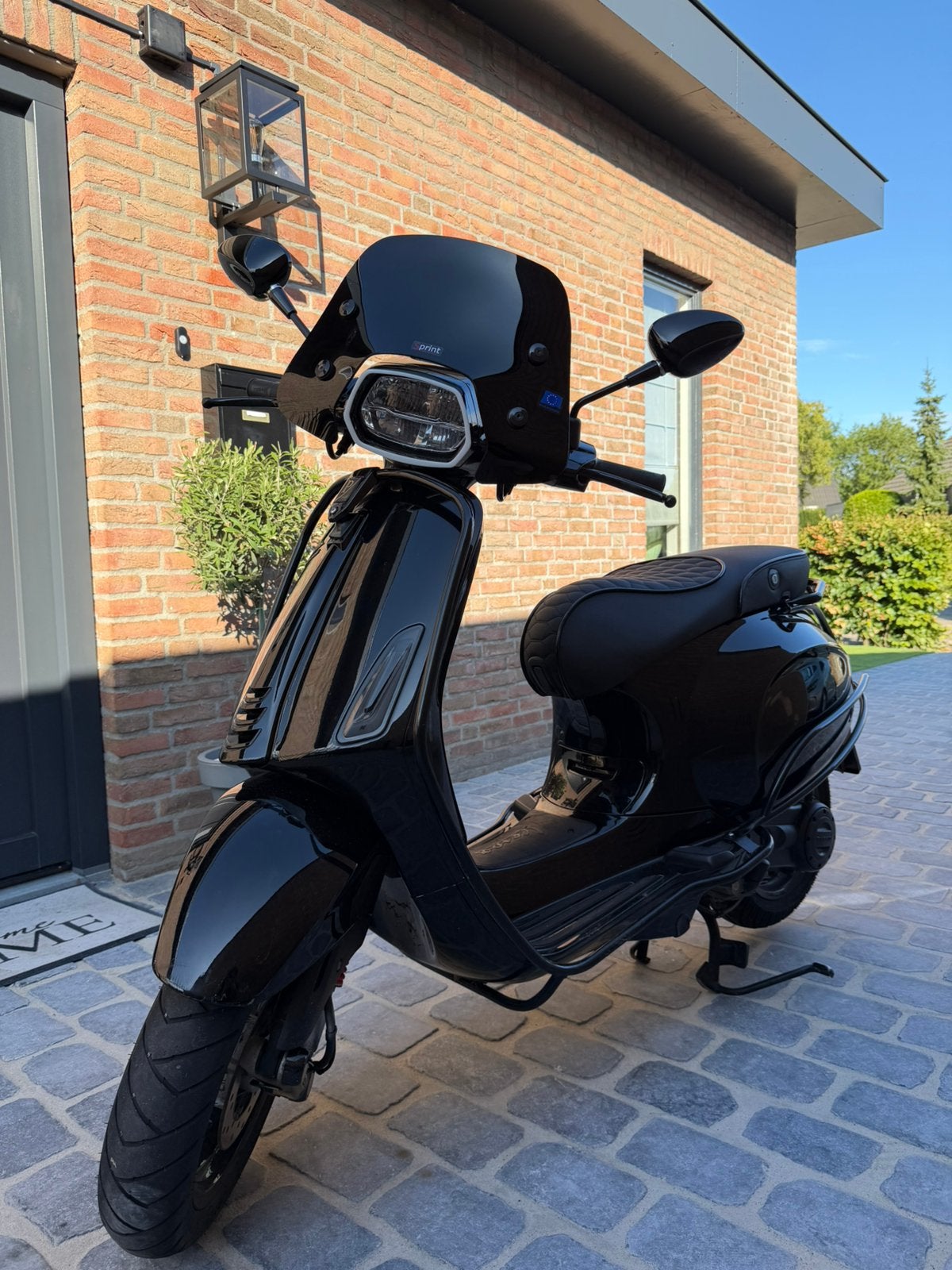 Vespa sprint 2021 - FULL OPTION - Black on Black, Ophalen, Maximaal 45 km/u, Vespa S, Zo goed als nieuw