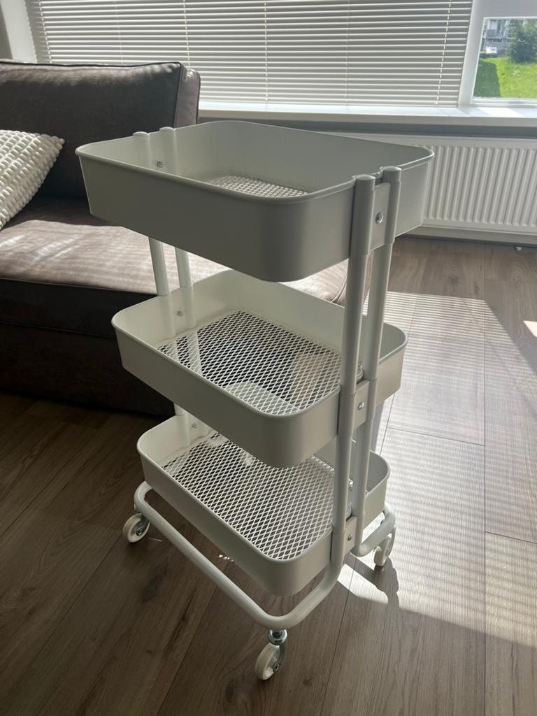 IKEA RÅSKOG Roltafel Wit - Zo goed als nieuw, Ophalen, Zo goed als nieuw