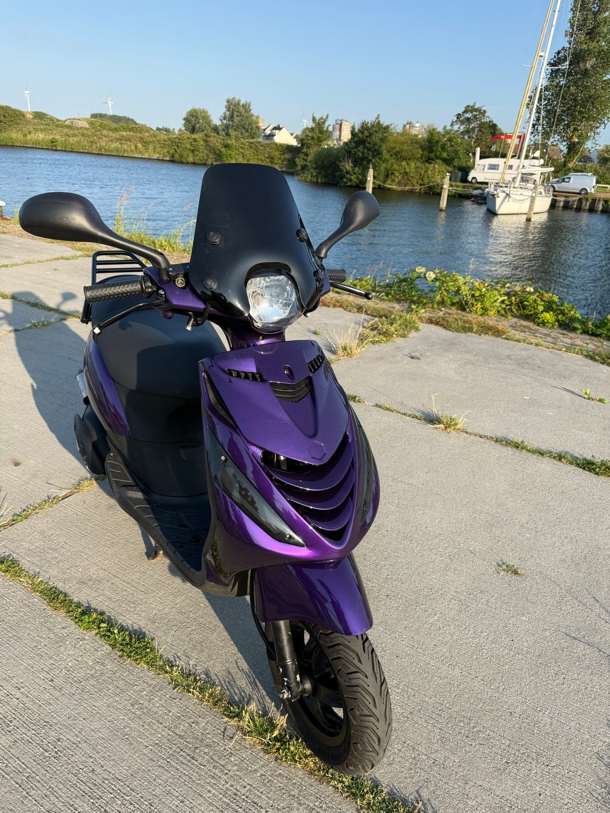 RS1 Kappenset Piaggio Zip Twilight Paars, Ophalen of Verzenden, Gebruikt, Overige typen, Piaggio
