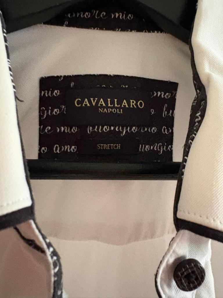 Cavallaro Napoli stretch blousen  met verschillende print, Ophalen of Verzenden, Zo goed als nieuw, Maat 36 (S), Wit