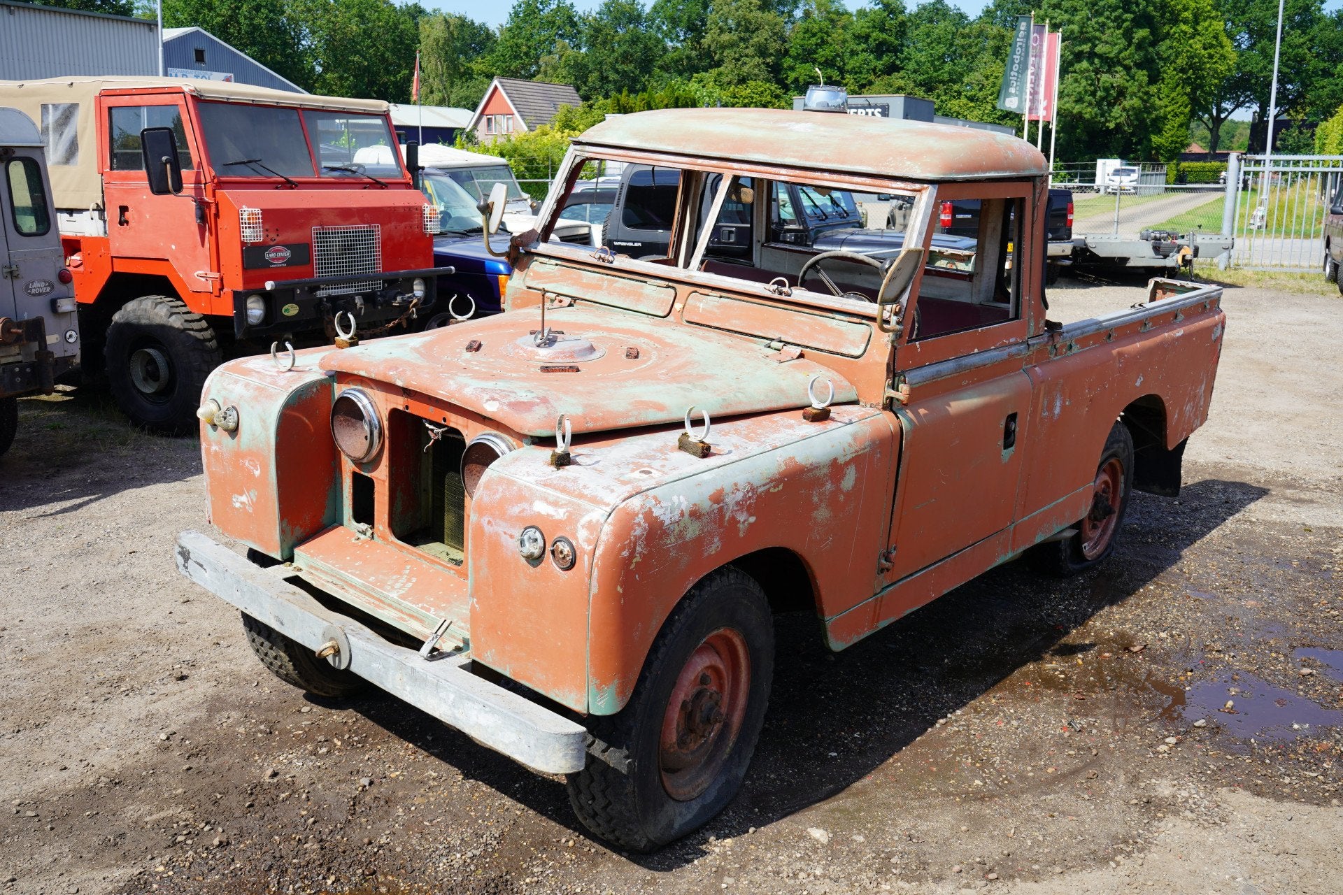 Land Rover 109 serie 2a (bj 1962), Auto's, Oldtimers, Land Rover, Bedrijf, Handgeschakeld, SUV of Terreinwagen