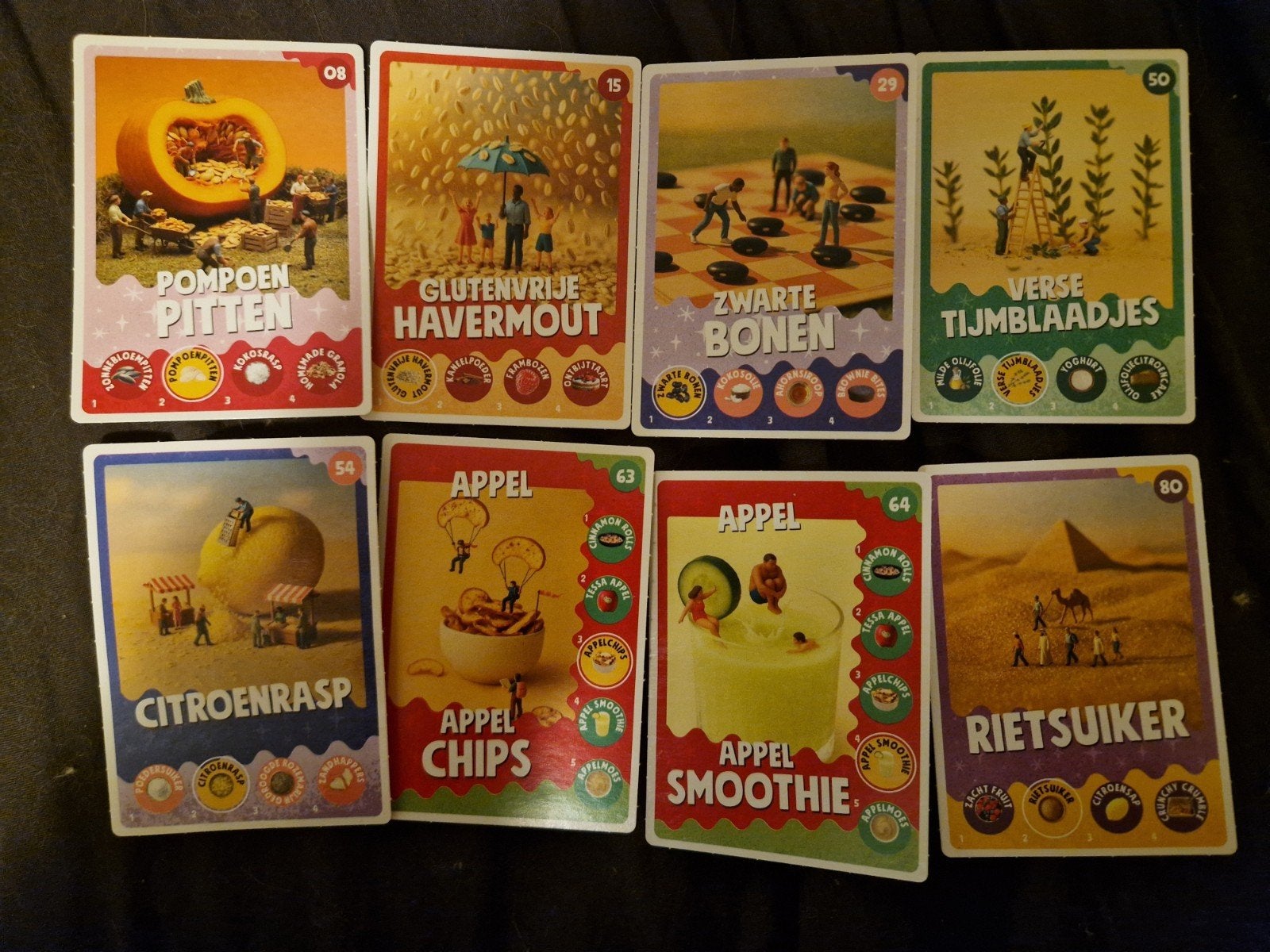 6x "Samen lekker cheffen met Nick Toet" kaarten Jumbo, Ophalen of Verzenden, Zo goed als nieuw, Speelkaart(en)