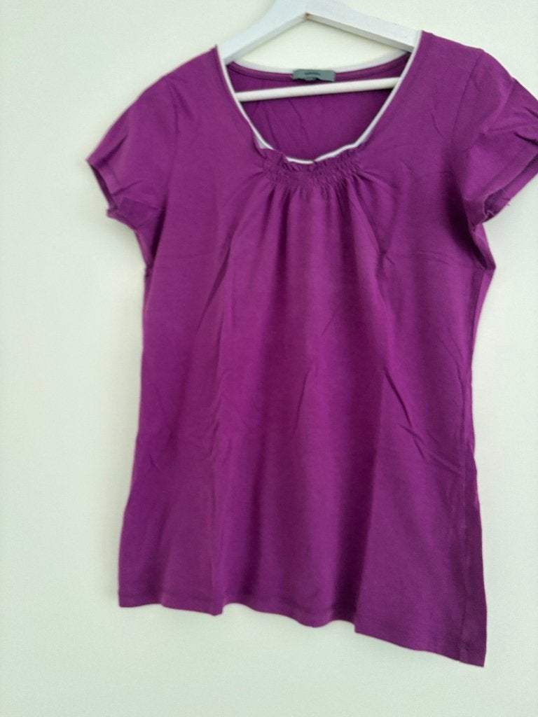 te koop:Leuk paars shirt van Montego maat L, Kleding | Dames, Maat 38/40 (M), Paars, Ophalen of Verzenden, Zo goed als nieuw