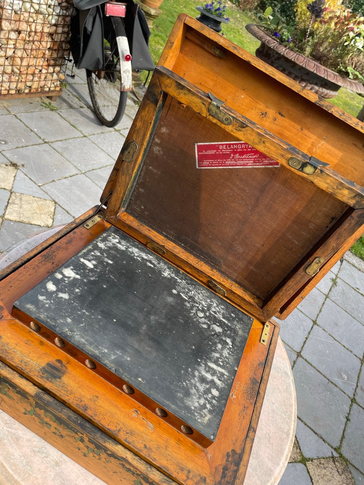 Antieke Neo-cyclostyle Druk/Kopie Kist - David Gestetner 188, Ophalen of Verzenden