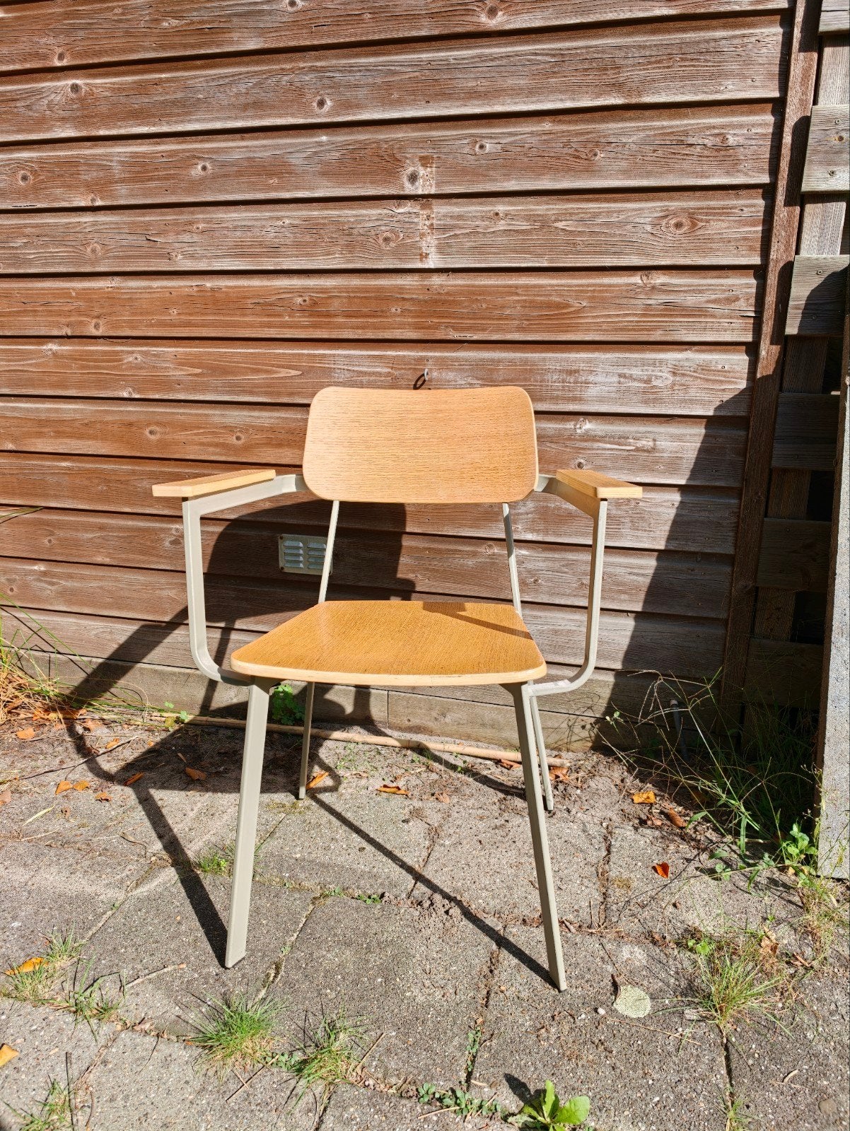 Vintage schoolstoelen grote set., Ophalen