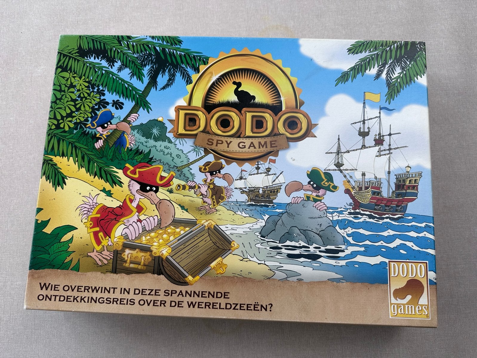 Dodo Spy Game Bordspel - Avontuurlijke Reis naar Gouden Dodo, Drie of vier spelers, Ophalen of Verzenden, Gebruikt
