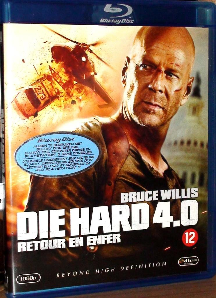blu ray die hard 4, Cd's en Dvd's, Blu-ray, Zo goed als nieuw, Actie, Ophalen of Verzenden