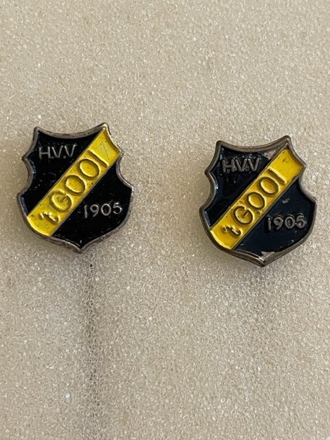 HVV ’t Gooi 1905 voetbal speldje, Ophalen of Verzenden, Zo goed als nieuw, Overige onderwerpen