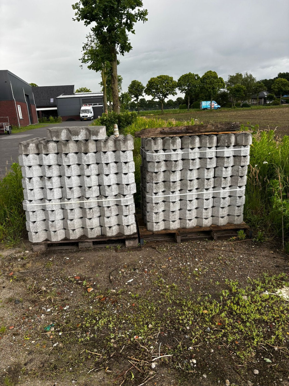 Gras beton tegels 60x40x12, Ophalen, 100 cm of meer, 60 cm of meer, Overige typen