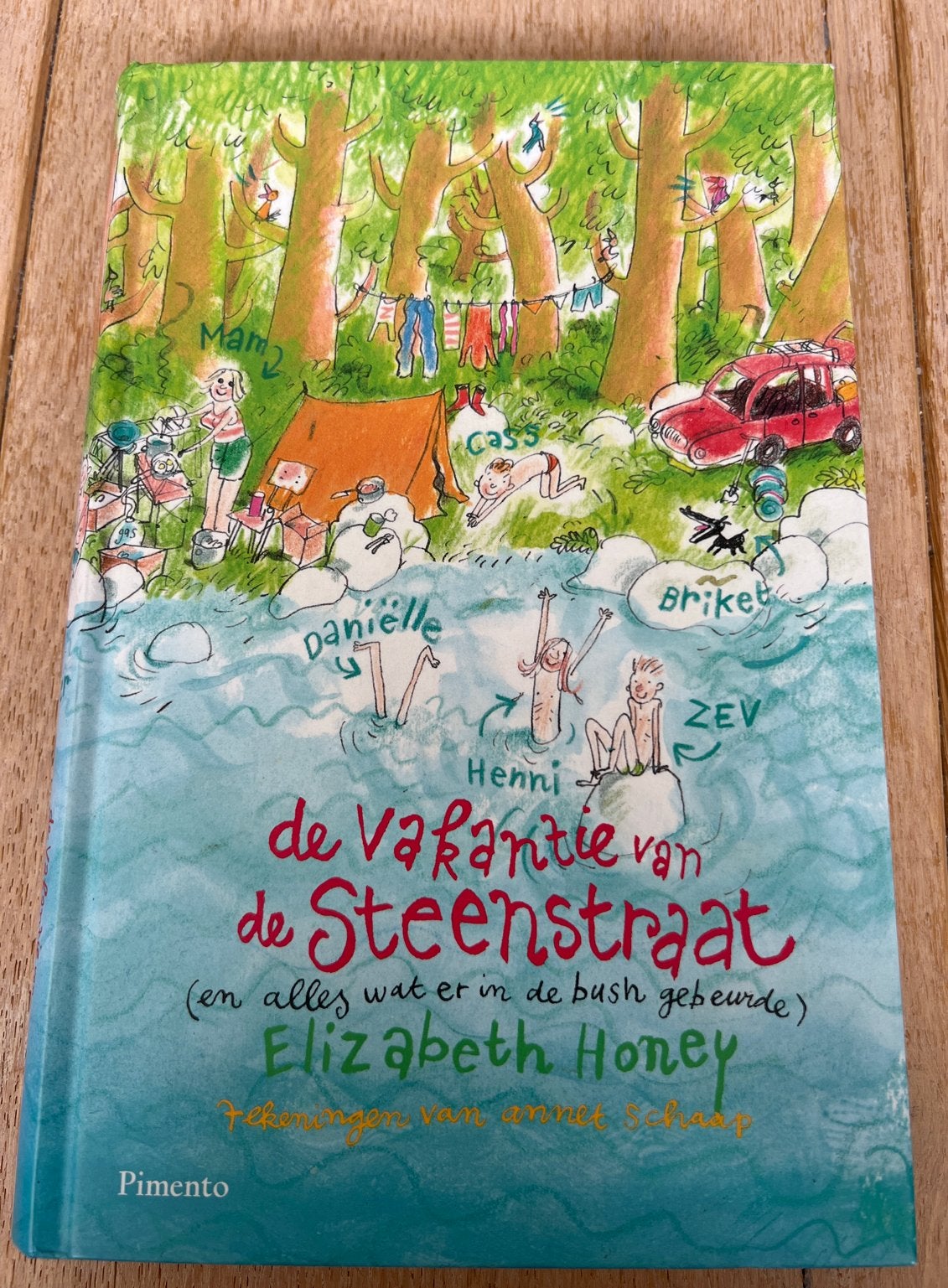 De Vakantie van de Steenstraat - Elizabeth Honey, Ophalen of Verzenden, Zo goed als nieuw, Fictie algemeen