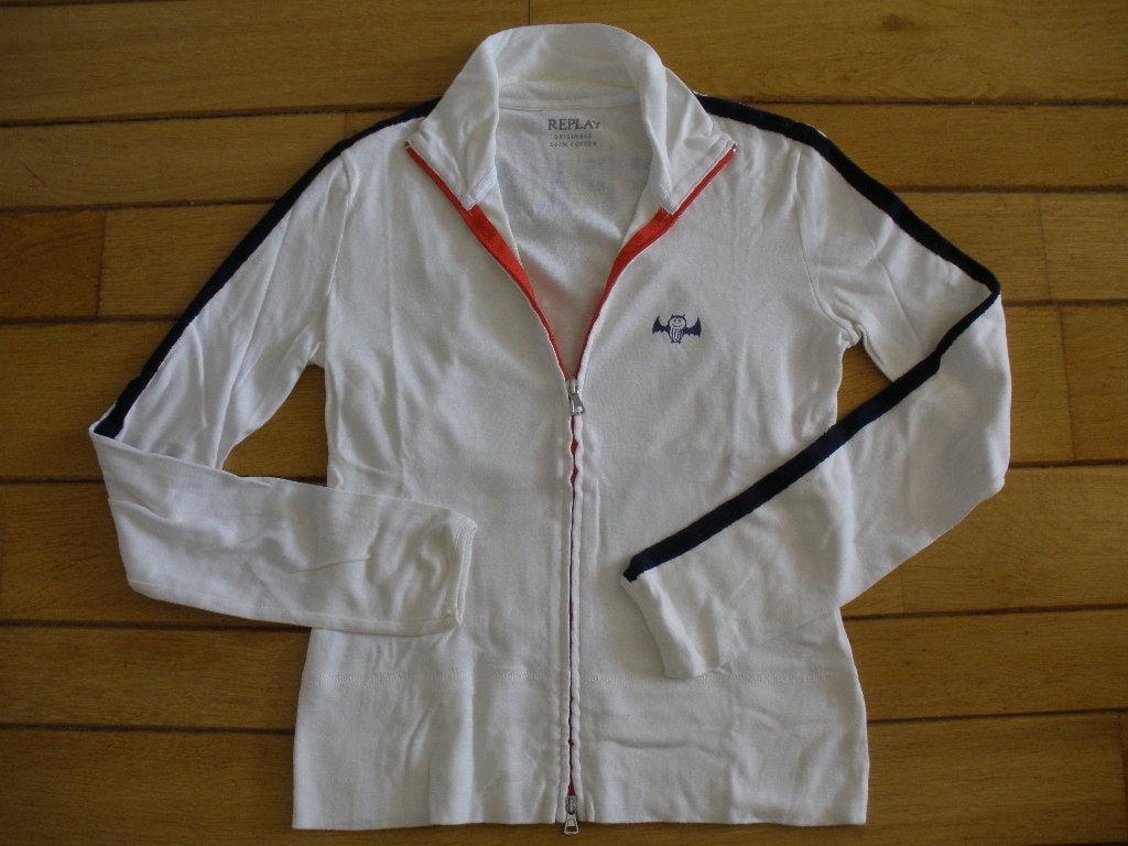 REPLAY vest ecru maat L, Ophalen of Verzenden, Zo goed als nieuw, Maat 38/40 (M), Beige