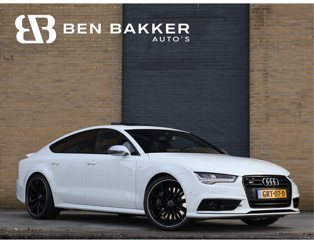 Audi A7 Sportback 4.0 TFSI V8 S7 450PK quattro | Luchtvering, Auto's, Audi, Gebruikt, Electronic Stability Program (ESP), Wit