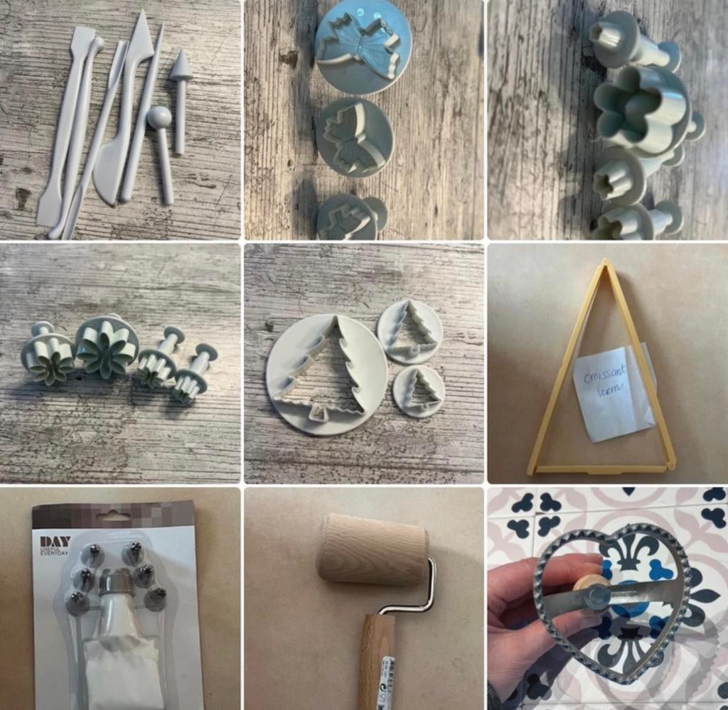 Meerdere fotos diverse bak spullen taart en meer, Hobby en Vrije tijd, Taarten en Cupcakes maken, Ophalen of Verzenden, Zo goed als nieuw