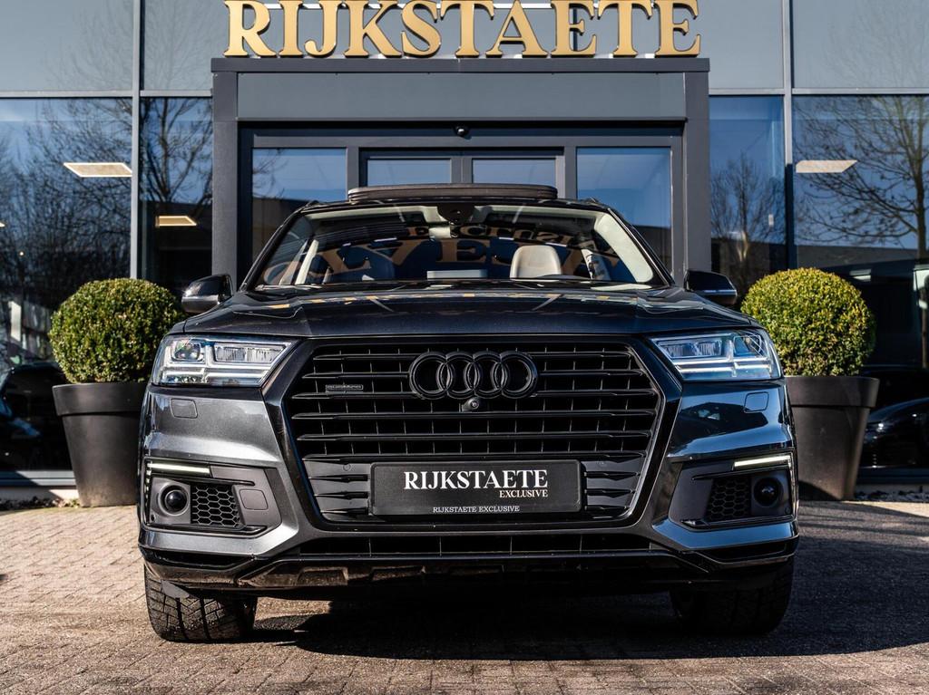 Audi Q7 3.0 TDI E-Tron Quattro|PANO|360|TREKHAAK|LUCHTV., Auto's, Audi, Automaat, Gebruikt, Euro 6, 258 pk