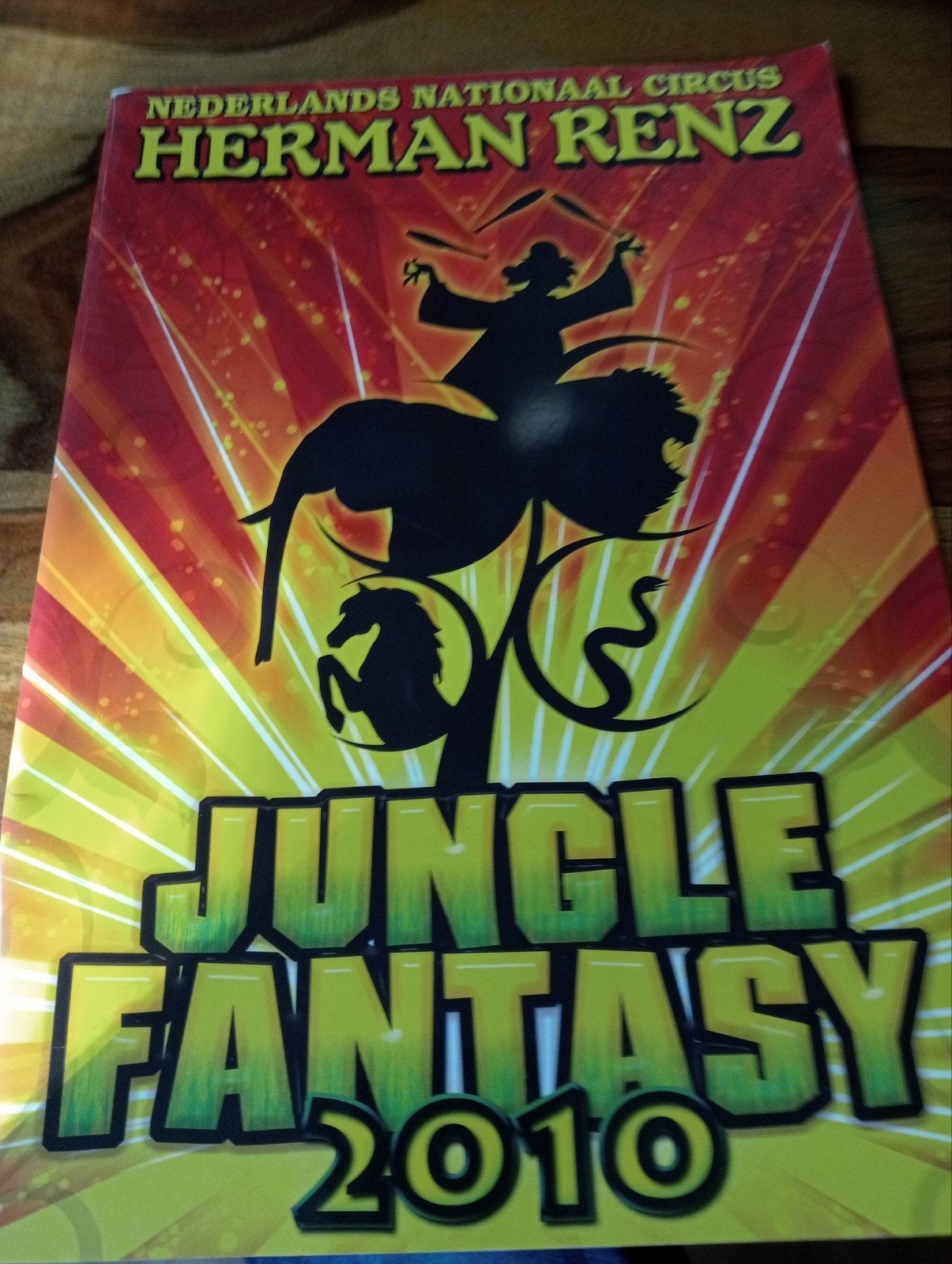 Circus Herman Renz - Jungle Fantasy Programma 2010, Ophalen of Verzenden, Zo goed als nieuw, Overige typen