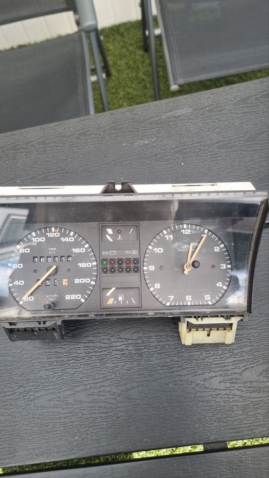 Volkswagen Golf 2 tellerklok dashboard instrument, Auto-onderdelen, Ophalen of Verzenden, Gebruikt, Volkswagen