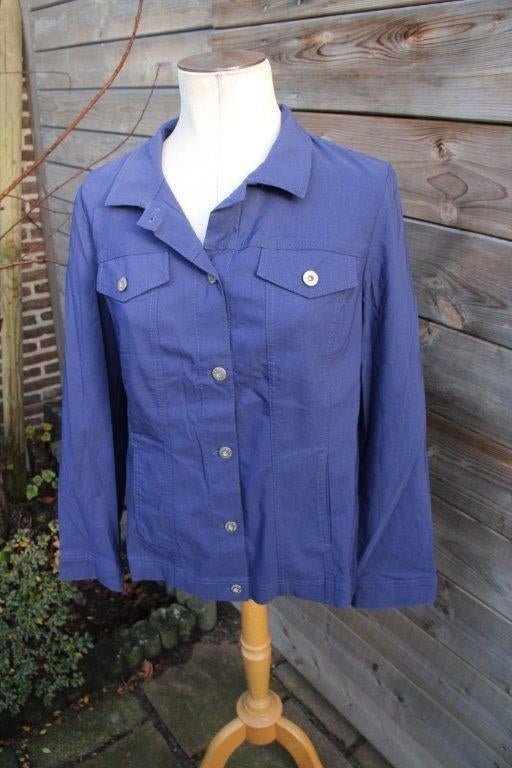 Jasje blauw Robell mt 42 Vaste prijs AANBIEDING, Blauw, Maat 42/44 (L), Ophalen of Verzenden, Zo goed als nieuw