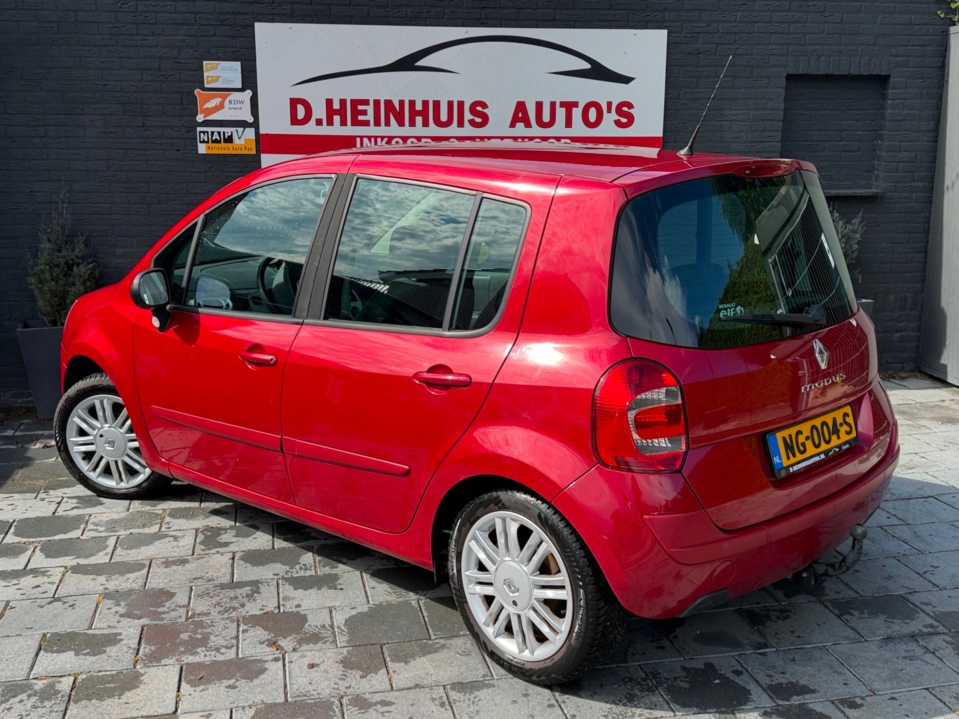 Renault Modus 1.2 Dynamique |MOOIE FRISSE AUTO|, Voorwielaandrijving, Euro 5, Gebruikt, Zwart