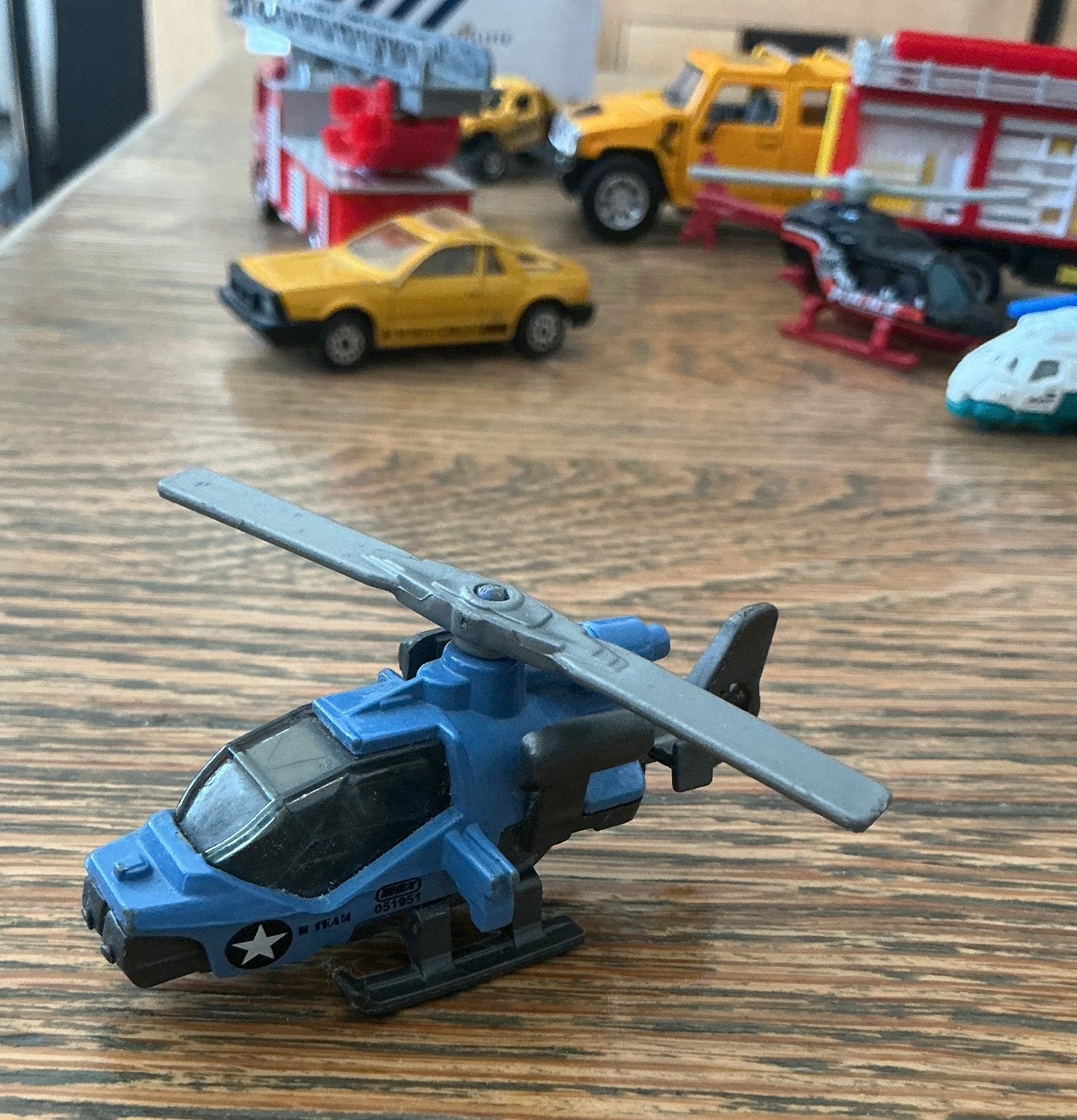 MATCHBOX MILITAIRE MISSION HELIKOPER MB153, Ophalen, Zo goed als nieuw