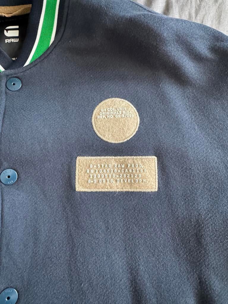 G-Star RAW Bomberjack - Stijlvol en Comfortabel, Ophalen of Verzenden, Zo goed als nieuw, Maat 48/50 (M), Blauw