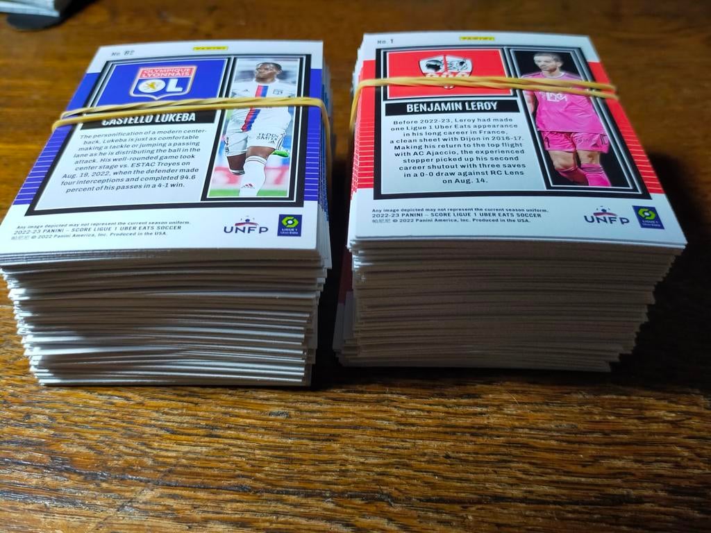 Voetbal Spelerskaarten Ligue 1 - Panini Score 2022-23, Ophalen of Verzenden, Zo goed als nieuw, Buitenlandse clubs, Spelerskaart