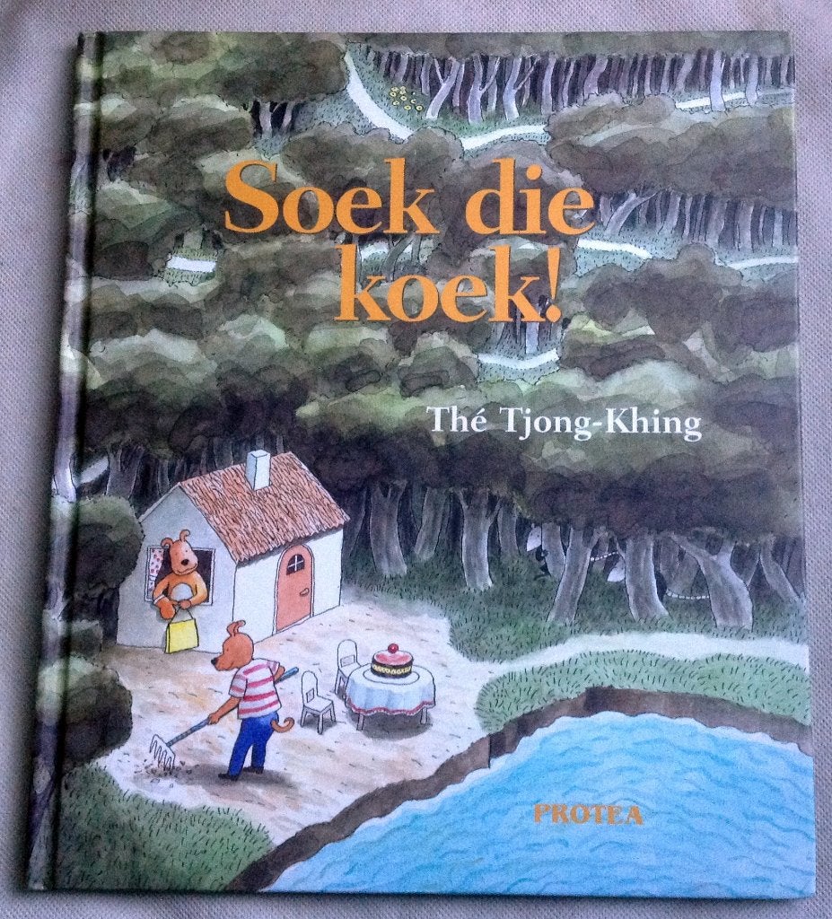 Soek die koek! ( Waar is de Taart ) Thé Tjong-Khing, Verzenden, Gelezen, Thé Tjong-Khing, Prentenboek