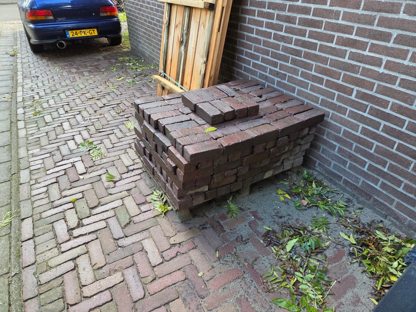 Dikformaat gebakken waaltjes +- 2,5m², Ophalen, Gebruikt, Minder dan 5 m², Overige typen