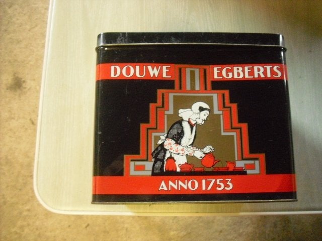 douwe egberts blik 1753, Verzamelen, Blikken, Ophalen of Verzenden, Zo goed als nieuw, Koffie, Douwe Egberts
