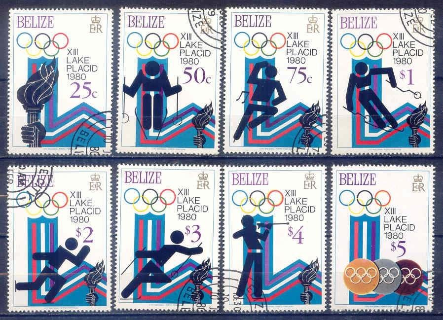 Belize 1979 M443-450 gest., Postzegels en Munten, Ophalen of Verzenden, Gestempeld, Midden-Amerika