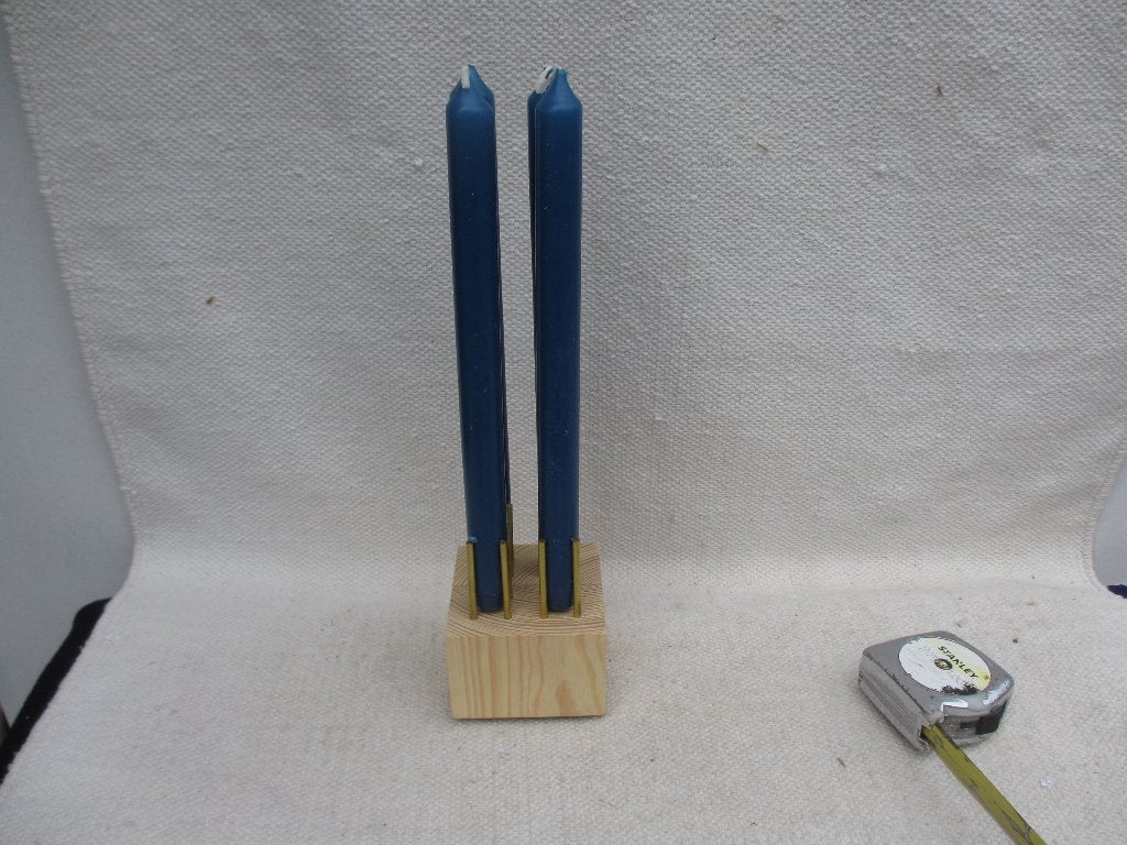 Minimalistische kandelaar Geeske van der Molengraft, Overige materialen, Overige kleuren, Ophalen of Verzenden, Zo goed als nieuw