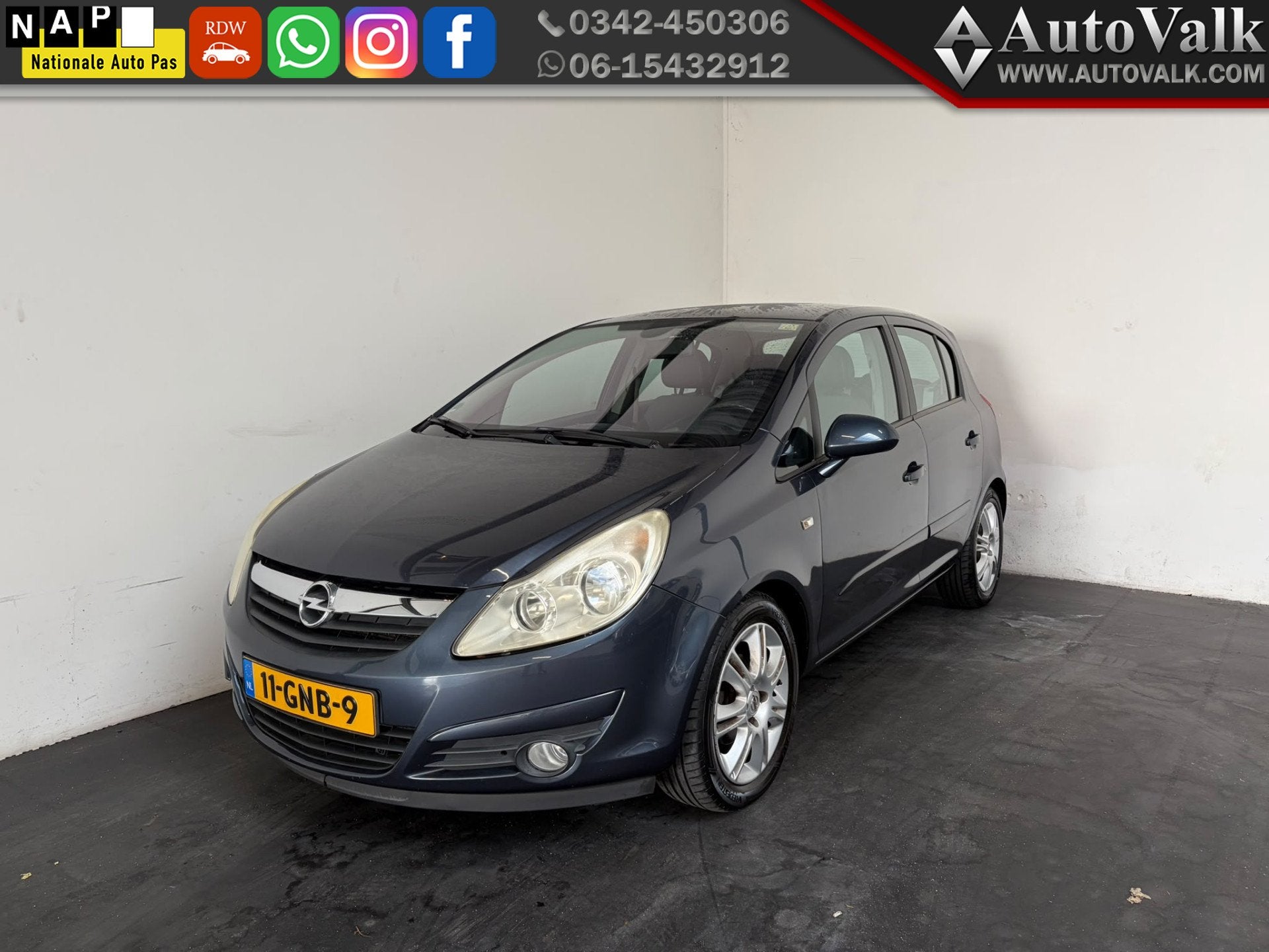 Opel Corsa 1.4-16V Cosmo. Airco! (bj 2008), Auto's, Opel, Voorwielaandrijving, 1063 kg, Gebruikt, 4 cilinders