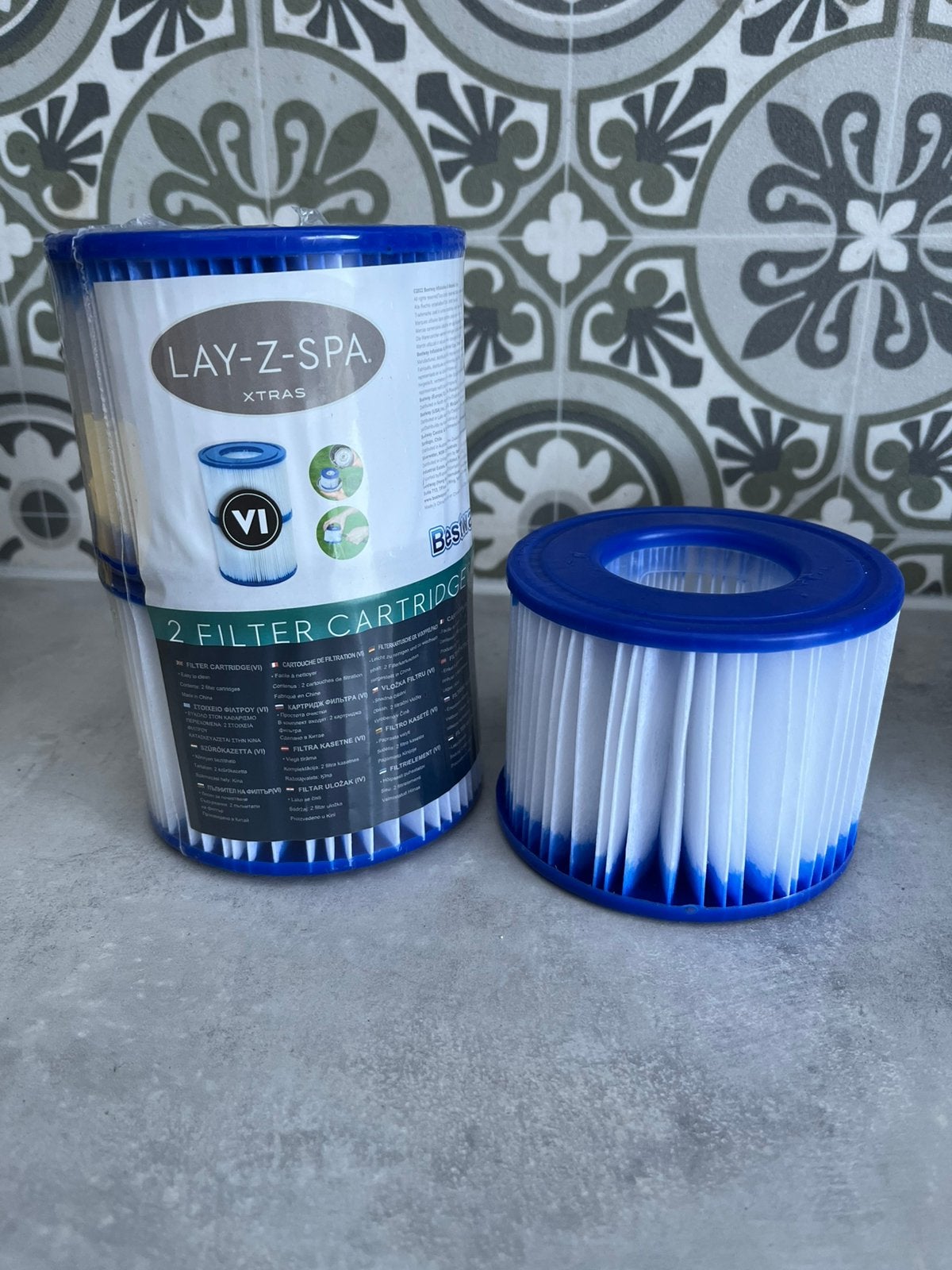 3 Bestway Lay-Z-Spa Filter Cartridges Type VI., Ophalen of Verzenden, Zo goed als nieuw, Filter