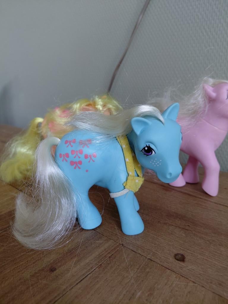 Set van 3 Vintage Originele Jaren '80 My Little Pony's, Kinderen en Baby's, Speelgoed | My Little Pony, Ophalen of Verzenden, Gebruikt