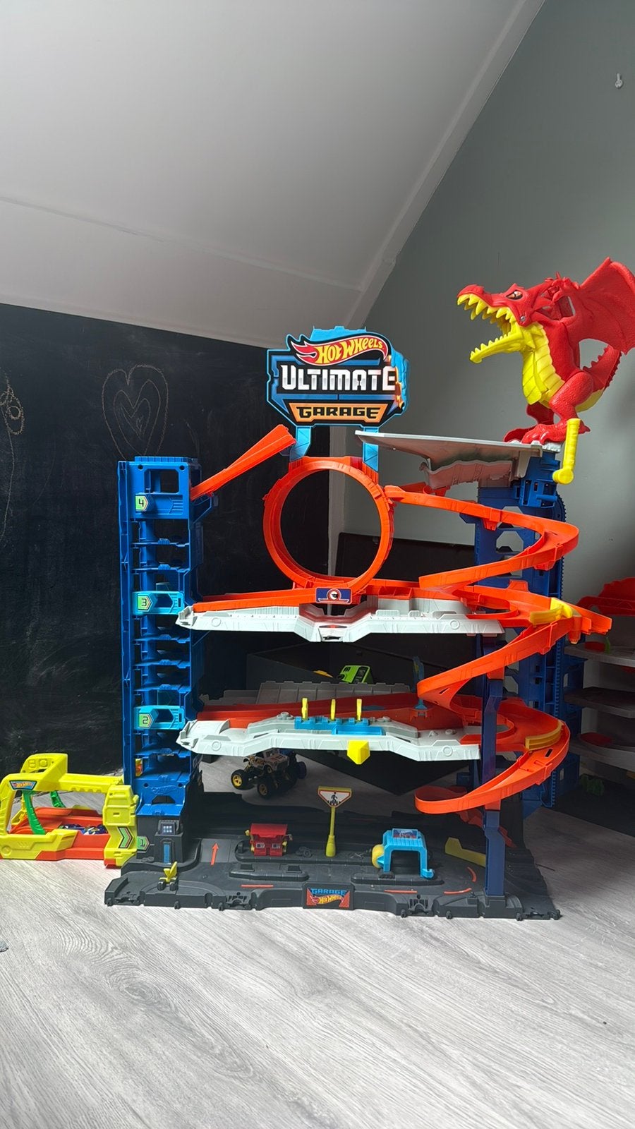 Hotweheels ultimate garage, Ophalen, Zo goed als nieuw, Handmatig, Hot Wheels