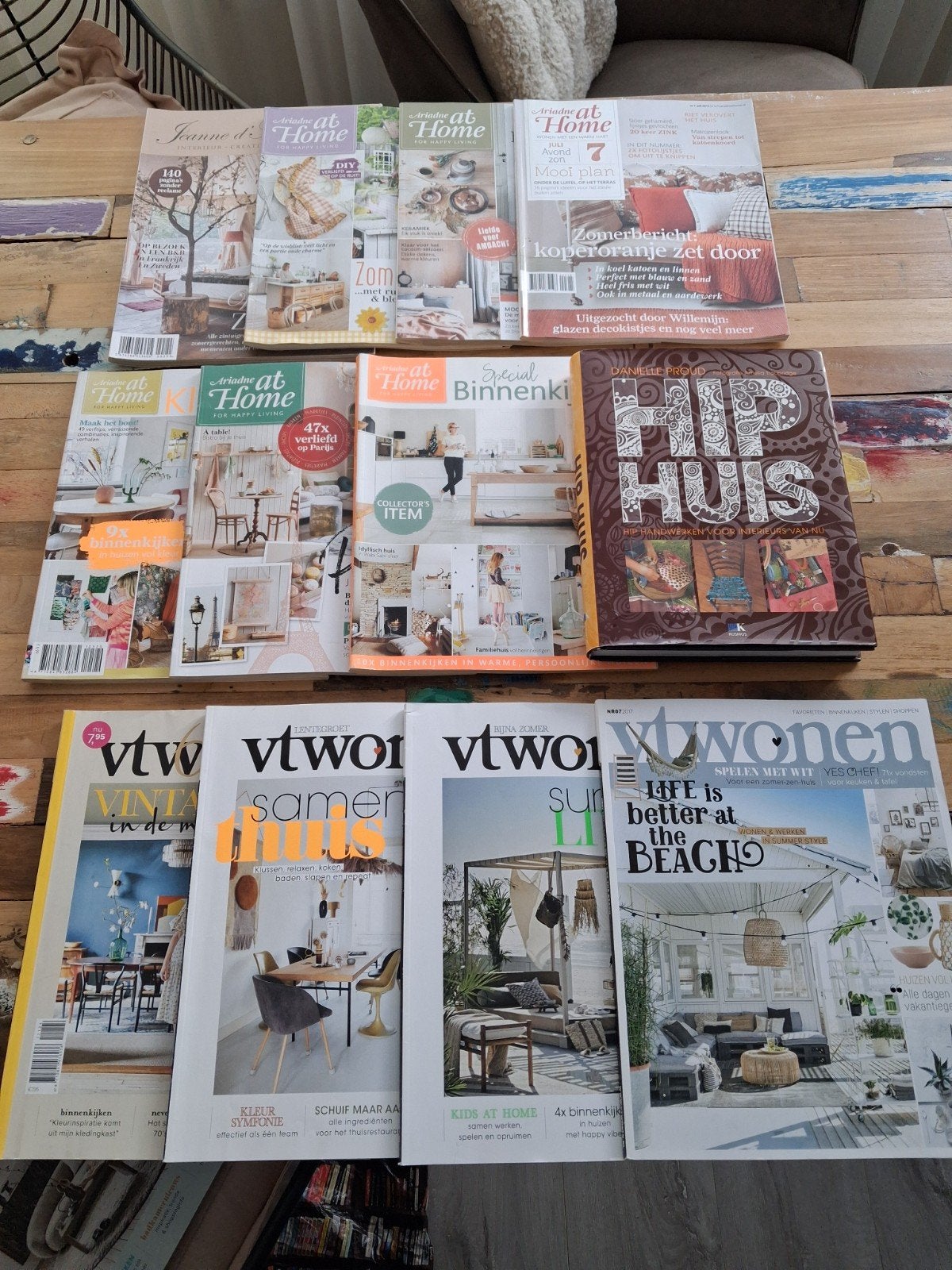 12 Woonbladen & woonboek,vtwonen/ariadne/Jeanne d'arc living, Ophalen of Verzenden, Gelezen, Overige typen
