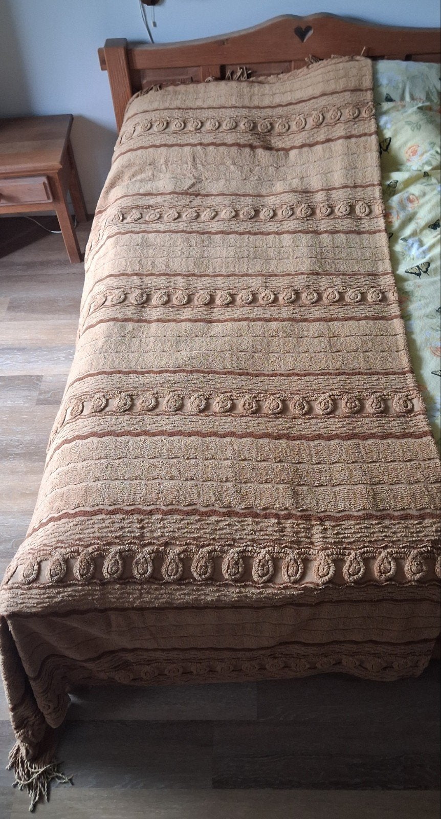 Sprei, ongeveer 250 bij 250 cm, op foto dubbelgeslagen., Ophalen, Tweepersoons