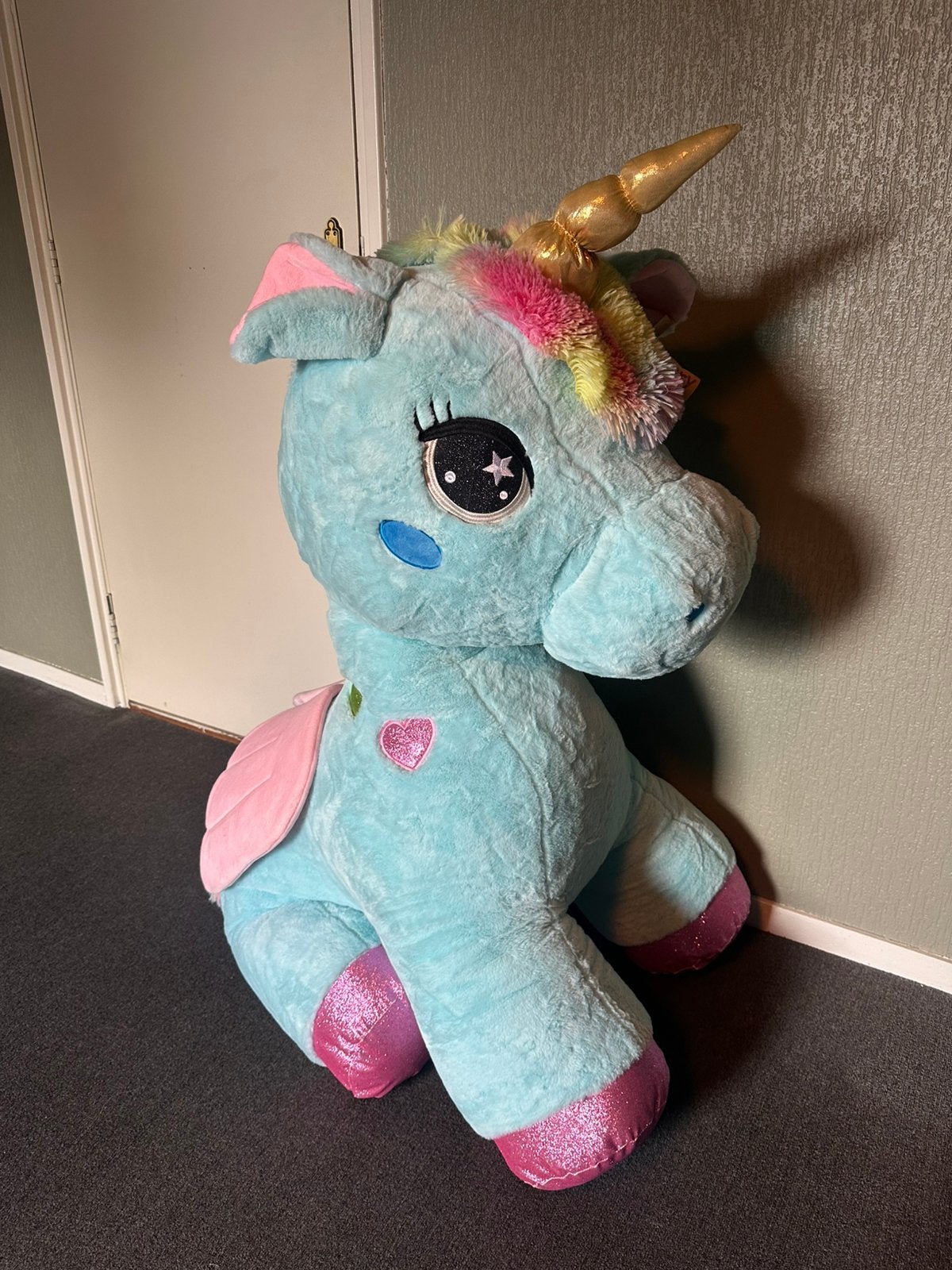 Grote eenhoorn knuffel, Ophalen, Zo goed als nieuw, Overige typen