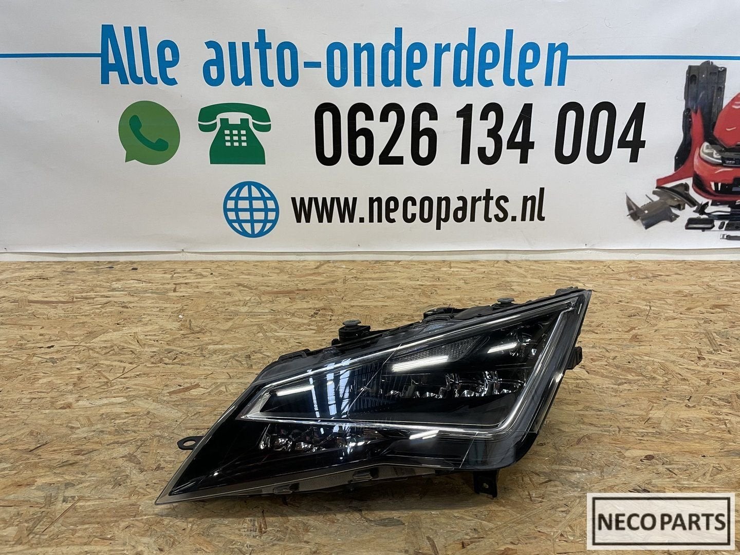 SEAT LEON 5F VOL LED KOPLAMP LINKS ORIGINEEL 5F1941007D, Gebruikt, -, -, Ophalen of Verzenden
