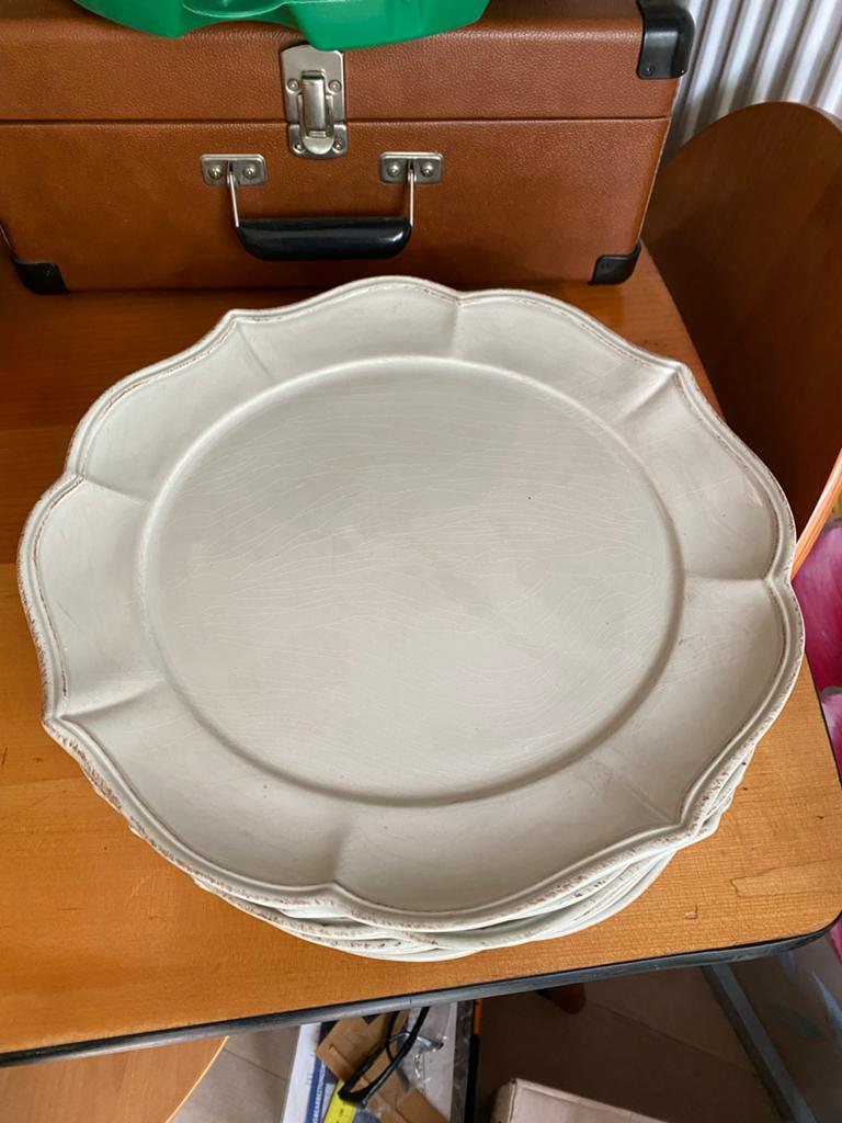 Deauville Braxton handgeschilderde borden, 34 cm, Ophalen, Gebruikt, Keramiek, Bord(en)