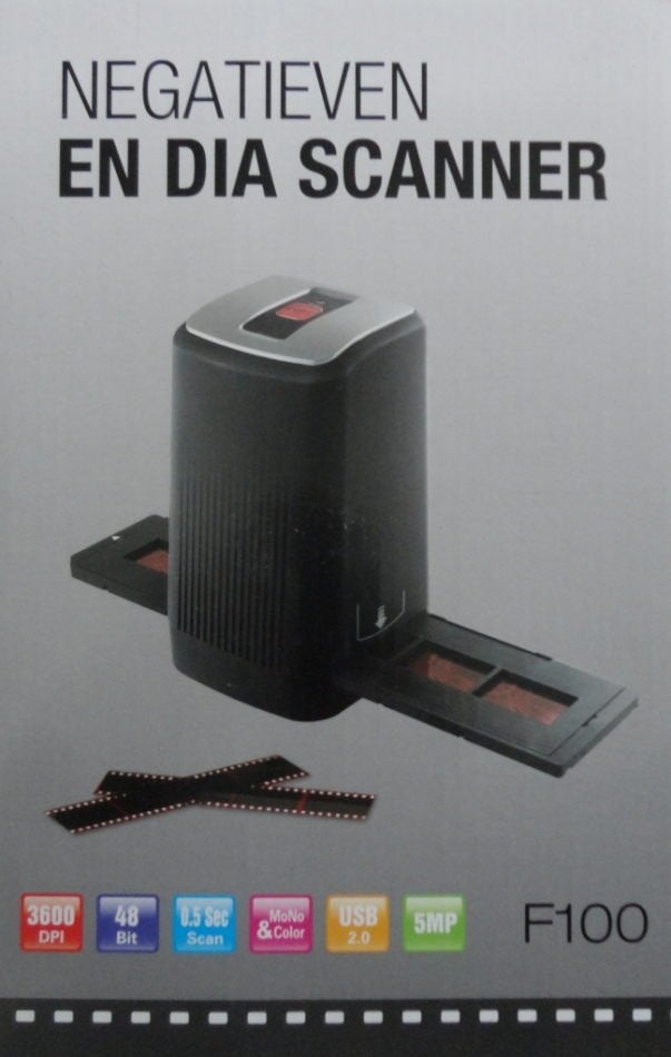 F100 Dia/Negatief Scanner, Computers en Software, Ophalen of Verzenden, Nieuw, F100