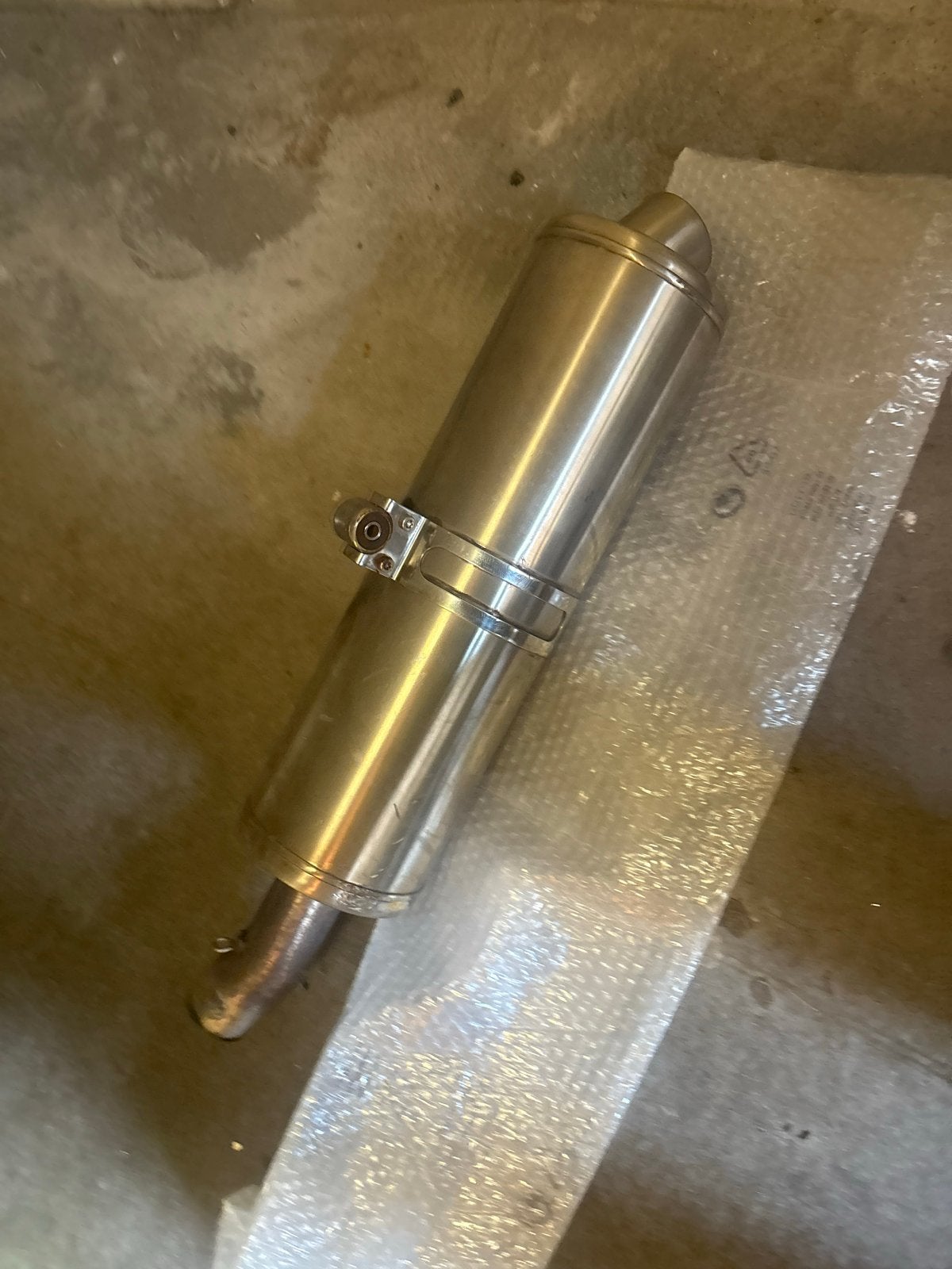 Originele BMW F800 GS uitlaatdemper, Ophalen of Verzenden, Gebruikt