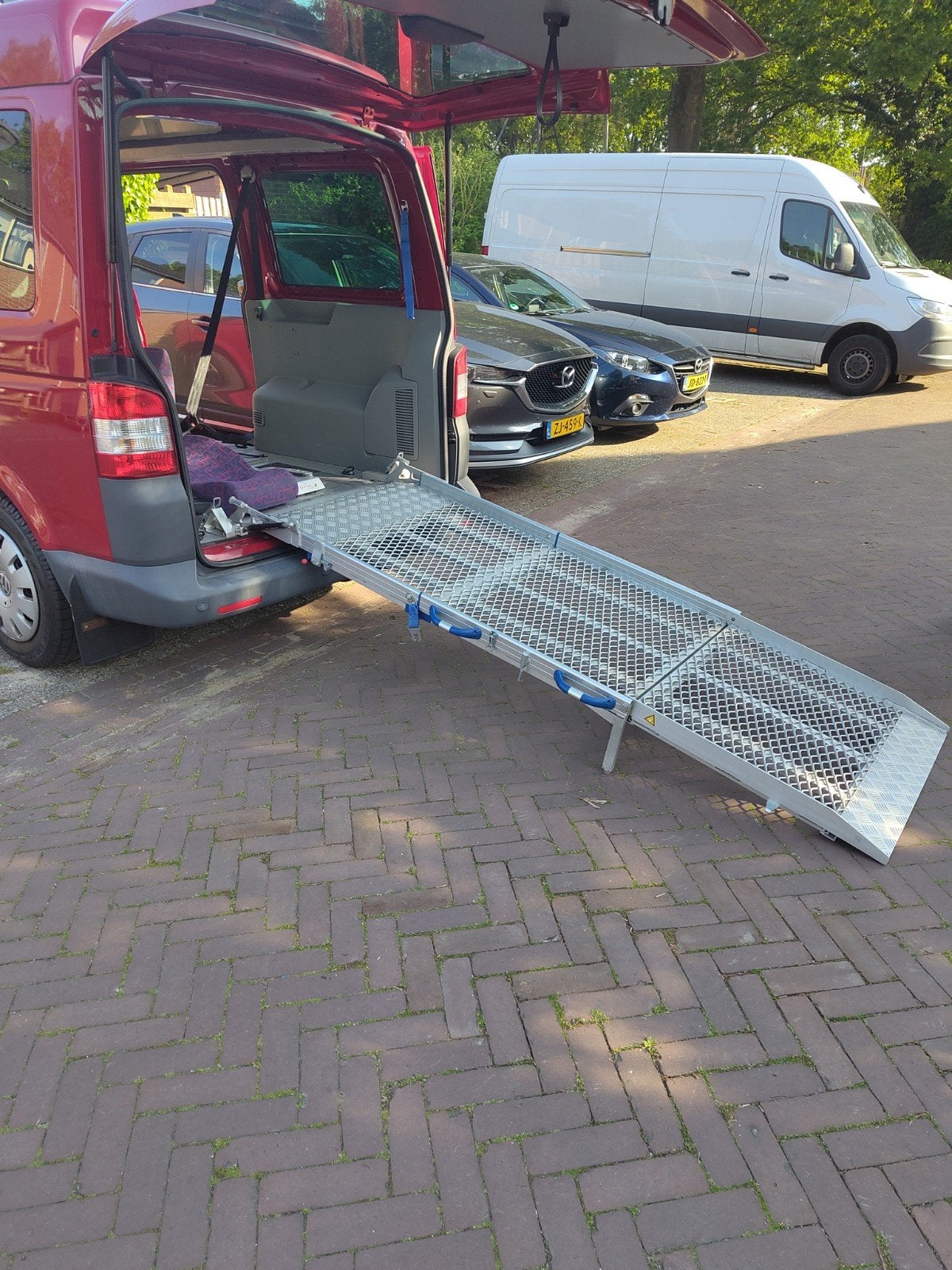 Ramp Kvistberga, Ophalen, Inklapbaar, Gebruikt, Duwrolstoel
