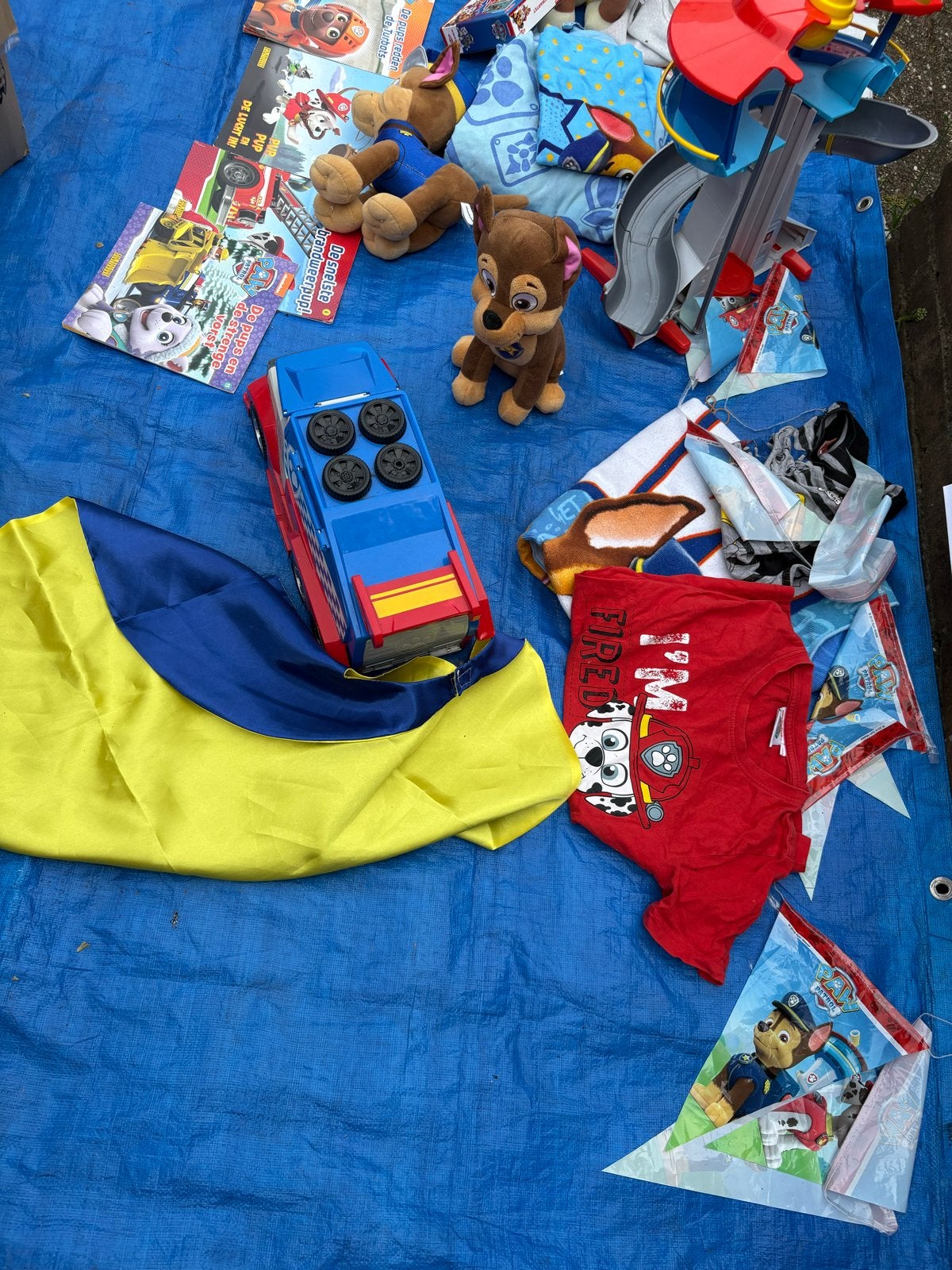 Grote Paw Patrol collectie: speelgoed, boeken, kleding, Ophalen of Verzenden, Gebruikt, Jongen of Meisje