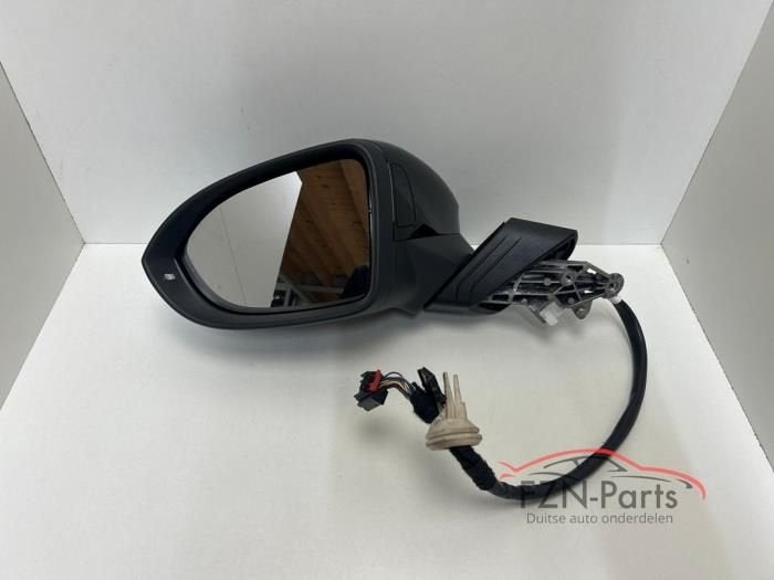 VW Golf 8 Facelift Zij buiten spiegel Links LY9T Side-assist, Ophalen of Verzenden, Gebruikt