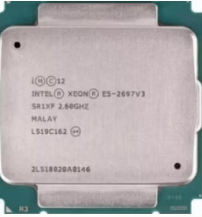 Intel Xeon E5 2697 V3 2.6GHz CPU met Socket LGA 2011-3, Ophalen of Verzenden, Gebruikt