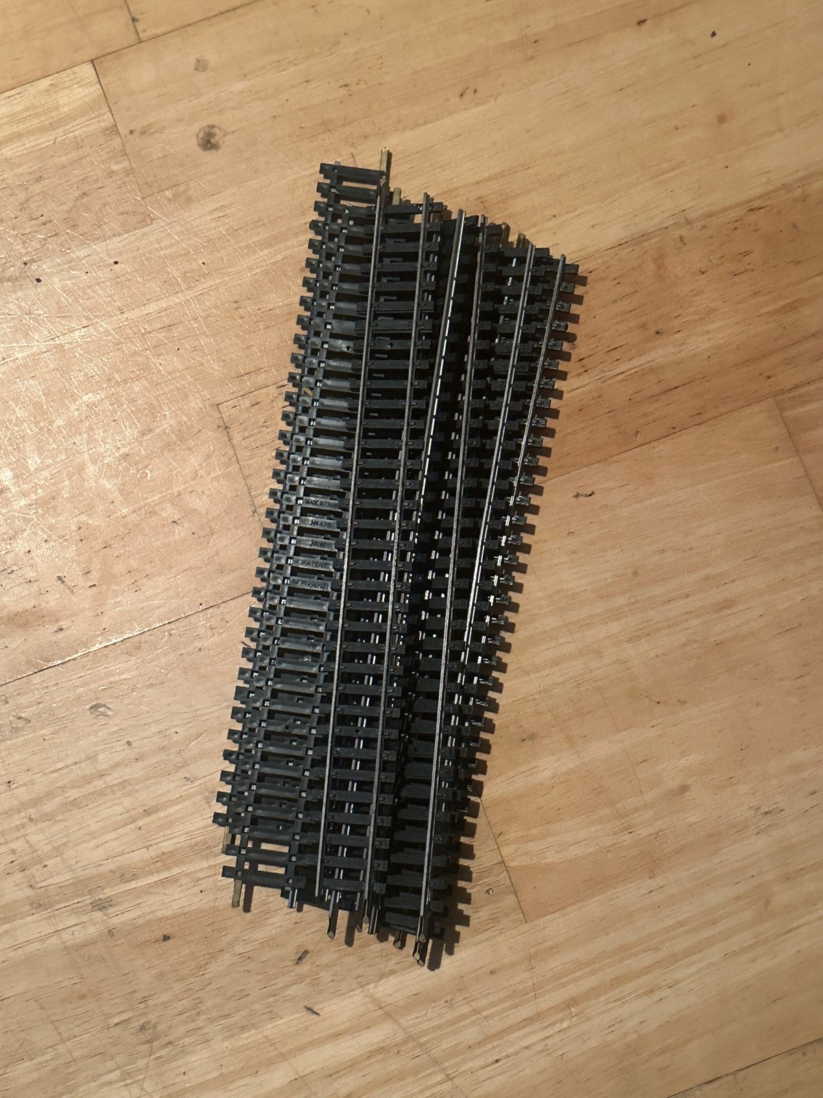 Jouef 475 9 stuks rechte rails H0 1:87, Hobby en Vrije tijd, Gelijkstroom, Jouef, Rails, Ophalen of Verzenden